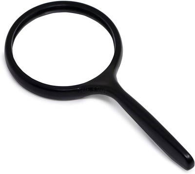 ERHIndia 3 Inch Magnifier Magnifier Glass lens 100x Plastic(Black)