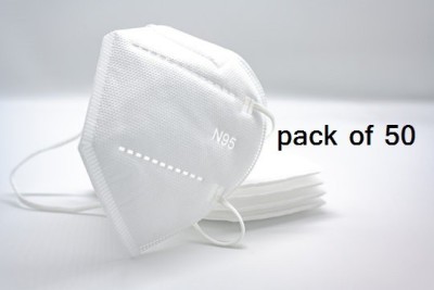 3M N95 reusable and washable face mask N956 Reusable(White, Free Size, Pack of 50)