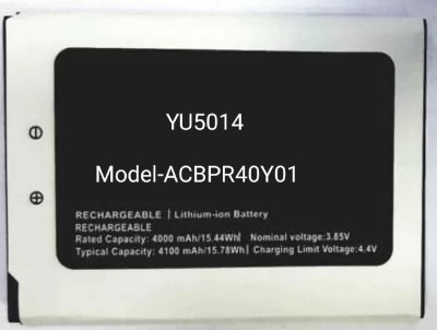 Worcester Mobile Battery For  MICROMAX YUREKA YU ACE 5014