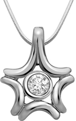 29% OFF on Surat Diamond Sterling Silver Diamond Sterling Silver Pendant