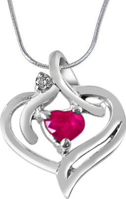 50% OFF on Surat Diamond Sterling Silver Diamond, Ruby Sterling Silver Pendant 50% OFF on Surat Diamond Sterling Silver Diamond, Ruby Sterling Silver Pendant