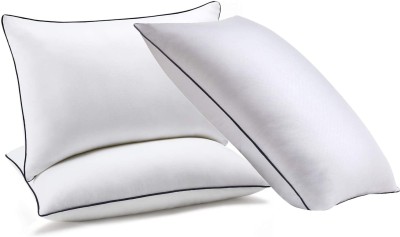 Fancy Walas Microfibre Solid Sleeping Pillow Pack of 3(White)