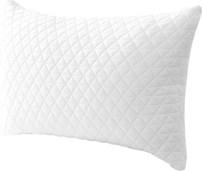 Fancy Walas Microfibre Solid Sleeping Pillow Pack of 1(White)