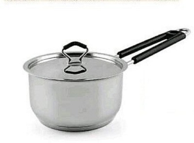 pnb kitchenmate Sauce Pan 19.5 cm diameter with Lid 2.3 L capacity(Stainless Steel, Non-stick)