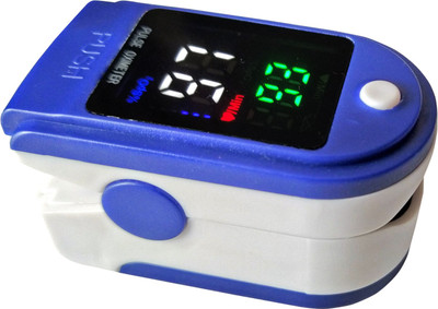 bahulya Finger Tip Oximeter Digital Pulse Reader with Color Display -Pulse Oximeter Pulse Oximeter(Blue, White)