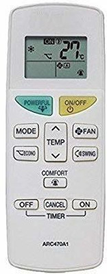 Cezo Daikin Split AC Remote Control (AC-132) Daikin, Daikin Split Ac Remote Controller(White)