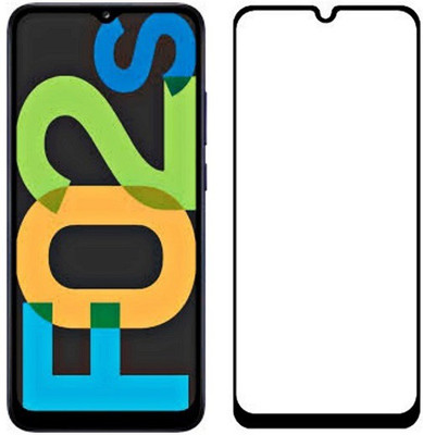 Bodoma Edge To Edge Tempered Glass for Samsung Galaxy F02S(Pack of 1)