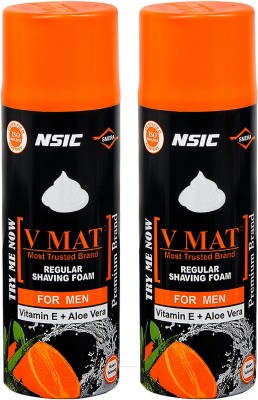 v mat Shaving Foam Set of 2(800 g)