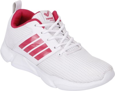 YUUKI Running Shoes For Women(White , 7)