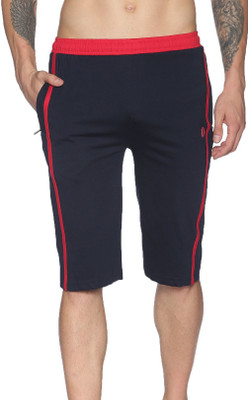 Dollar Solid Men Blue Bermuda Shorts