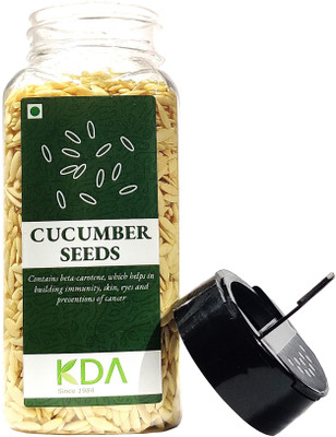 KDA Raw Cucumber Seeds | Unsalted | Ready to Eat | Superfood | Kakri Magaj Cucumber Seeds(170 g)