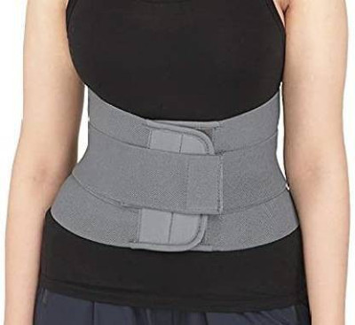 NUBICO Premium Lumbo Sacral Support Belt Compression Belt with dual Adjustable Straps Back / Lumbar Support(Beige)