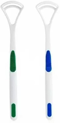 CRAZYGOL Plastic Tongue Cleaner(Pack of 2)