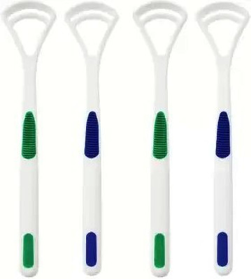 CRAZYGOL Plastic Tongue Cleaner(Pack of 4)