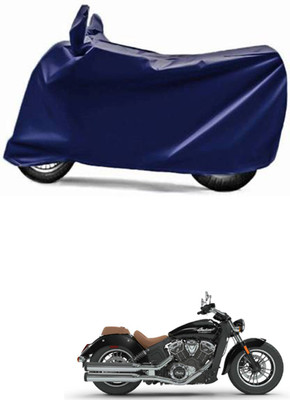 RONISH Waterproof Two Wheeler Cover for Indian(Springfield, Blue)