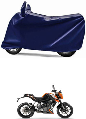 RONISH Waterproof Two Wheeler Cover for KTM(200 Duke, Blue)