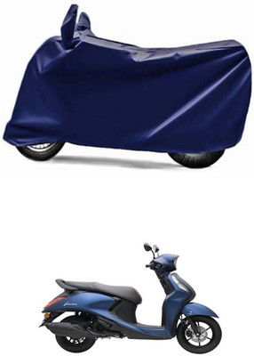 RONISH Waterproof Two Wheeler Cover for Yamaha(Fascino 125 FI, Blue)