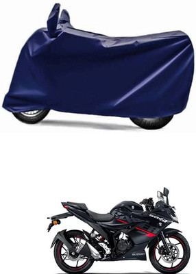RONISH Waterproof Two Wheeler Cover for Suzuki(Gixxer SF 150, Blue)