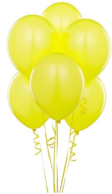 Wonder Solid Long lasting, Shining, Best Latex Yellow Balloon for Decoration - Set of 80 Balloon(Yellow, Pack of 80)