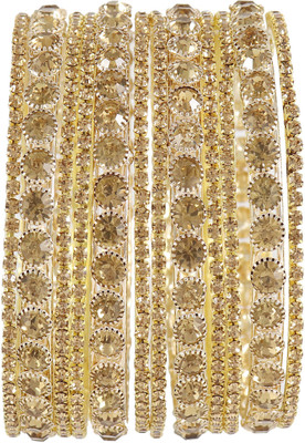 NMII Metal Beads, Zircon Bangle Set(Pack of 12)