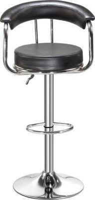 RF Bar Stool Metal Bar Stool(Finish Color - Black, Pre-assembled)