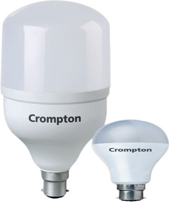 Crompton 9 W,23.0 Basic Standard B22 LED Bulb(White, Pack of 2)