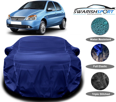 Swarish Car Cover For Tata Indica (With Mirror Pockets)(Blue)