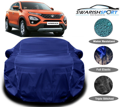Swarish Car Cover For Tata Harrier (With Mirror Pockets)(Blue)