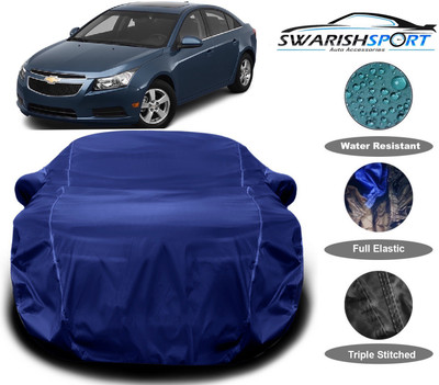 Swarish Car Cover For Chevrolet Cruze (With Mirror Pockets)(Blue)