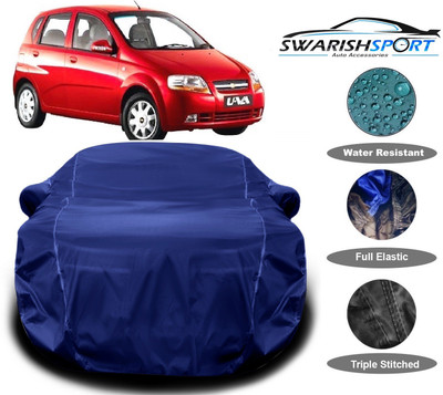Swarish Car Cover For Chevrolet UVA (With Mirror Pockets)(Blue)