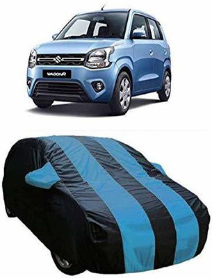 Marwah Car Cover For Maruti Suzuki Wagon R ZXI 1.2 Petrol(Blue, For 2019 Models)