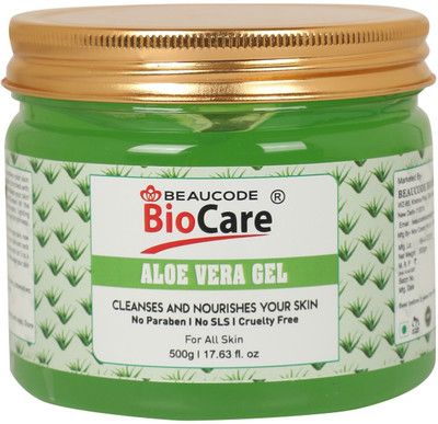 BEAUCODE BioCare Aloe Vera Face & Body Gel(500 g)