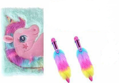 nihit Unicorn A5 Diary Ruled 100 Pages(Multicolor, Pack of 3)