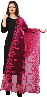 ARGLOS Net Embroidered Women Dupatta