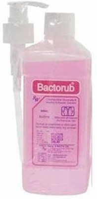 BACTORUB PINK 500 ML Hand Rub Pump + Refill(500 ml)
