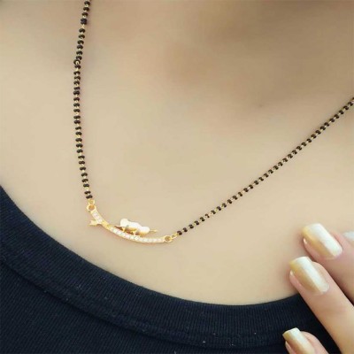 Pihoo Enterprise K DOBAL HEART LINE - 73 Alloy Mangalsutra