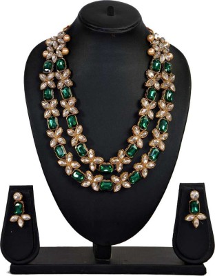 CATALYST Brass Brass Green, Silver Jewellery Set(Pack of 1)