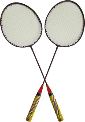 Scorpion Set of Badminton Racket Set, Pair of Racket, Lightweight & Sturdy Multicolor Strung Badminton Racquet(Pack of: 2, 220 g)