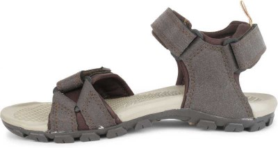 Sparx SS 481 Men Sandals(Brown, Beige , 9)