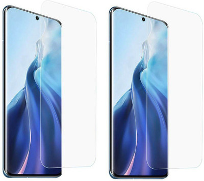 Fovtyline Edge To Edge Tempered Glass for Vivo X60 Pro(Pack of 2)