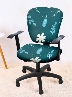 Cortina Polyester 1 Seater Chair Floral Cover(Pack of 1 Multicolor)
