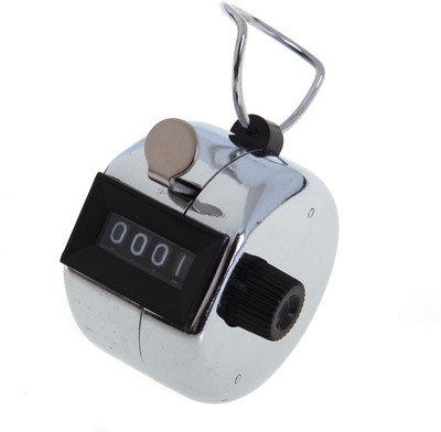 Gauba Traders Analog Tally Counter(Silver Pack of 1)