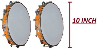 EKTA MUSICAL 25 cm With Head Tambourine(Metal)