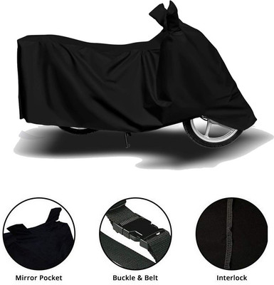 BLOERIDE Two Wheeler Cover for LML(Freedom, Black)