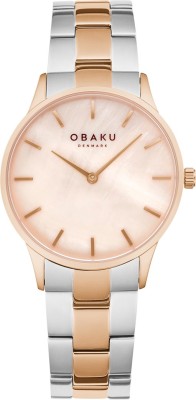 OBAKU Quartz MOP Round Dial Women's Watch- V247LXVVSH LYNG LILLE FLAME Analog Watch  - For Women