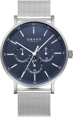 OBAKU OBAKU EGE CYAN Multifunction Blue Round Dial Men's Watch- V246GMCLMC EGE CYAN Analog Watch  - For Men