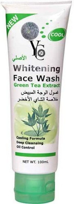 YC Original Whitening Green Tea Extract  (100 ml) Face Wash(100 ml)