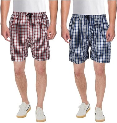 AQ UNIQUE FASHION Checkered Men Boxer