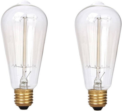 VAGalleryKing 40 W Basic Standard E27 Decorative Bulb(Yellow)
