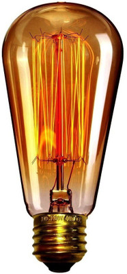 VAGalleryKing 40 W Basic Standard E27 Decorative Bulb(Yellow)